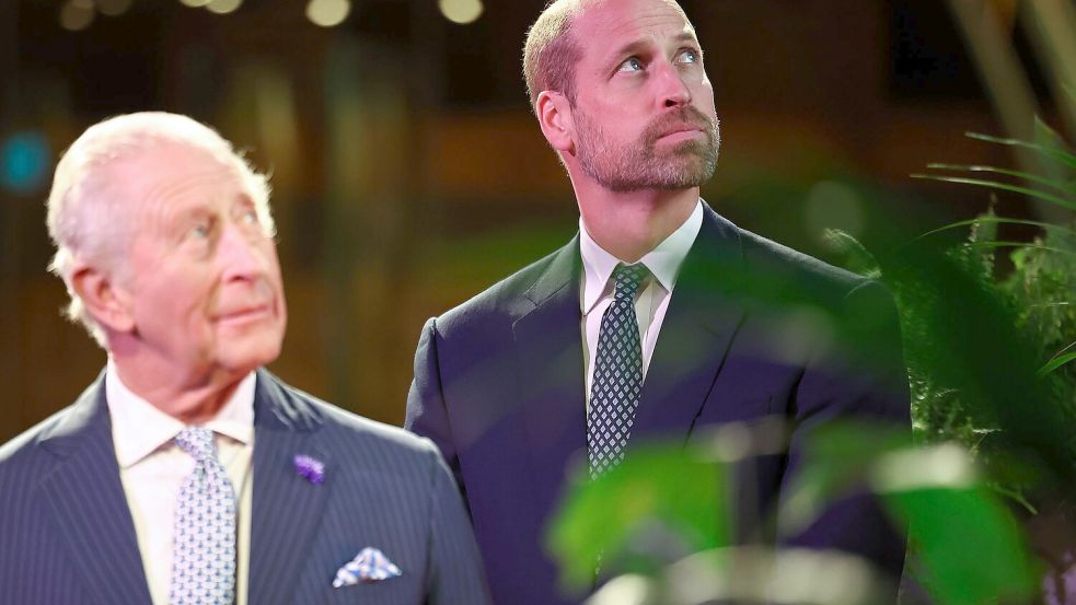 William (r.) wird auf seinen Vater als König folgen. Foto: Henry Nicholls