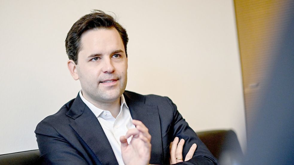 Der Chef der Jungen Union, Johannes Winkel. (Archivbild) Foto: Britta Pedersen