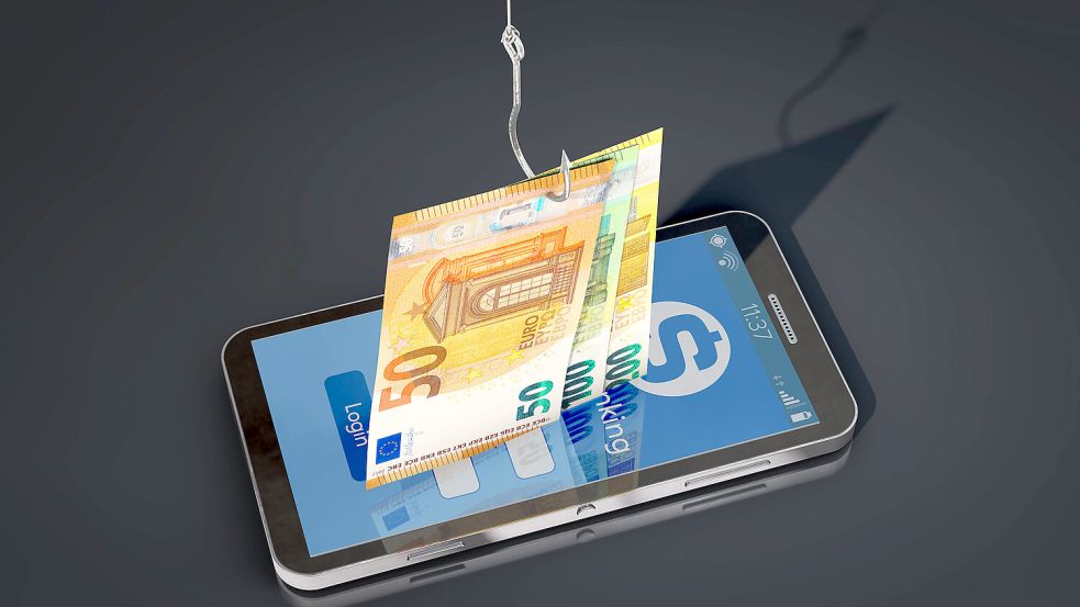 Betrug beim Online-Banking: Der Schock bei der Emsländerin, deren Onlinekonto nach dem Urlaub komplett leer geräumt und bis zum vereinbarten Limit belastet war, war groß. Foto: Imago/IlluPics