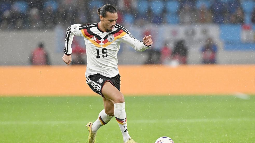 Zurück im DFB-Trikot: Leroy Sané. Foto: Federico Gambarini