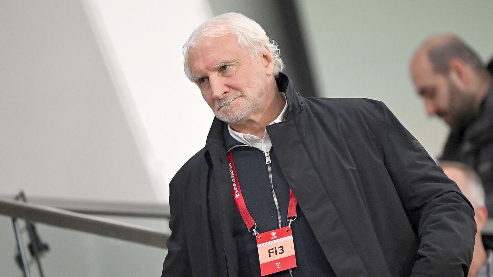 Rudi Völler kann nicht zufrieden sein mit der DFB-Elf. Foto: Federico Gambarini