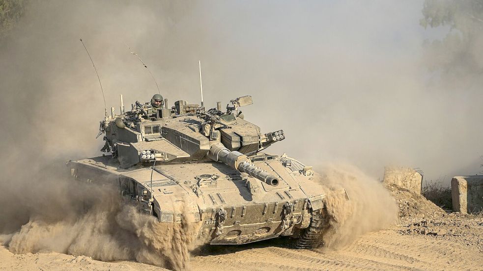 Werden künftig wieder deutsche Motoren für israelische Panzer geliefert? (Symbolbild) Foto: Tsafrir Abayov/AP/dpa
