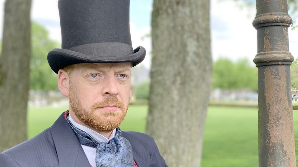 Spielt den Earl von Dorincourt: Alexander Rolfes aus Cloppenburg ist Mitglied des Ensembles „ex Libris“ aus Münster. Foto: Theater ex Libris