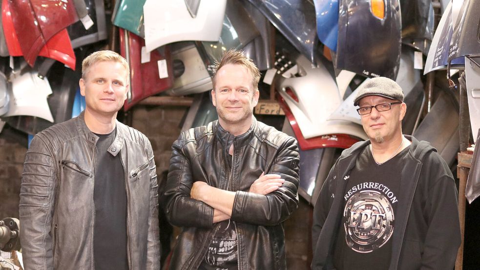 Die Musiker Thorsten Lücht (von links), Thorsten Diersmann und André Schnau bilden die Band LPT. Foto: privat
