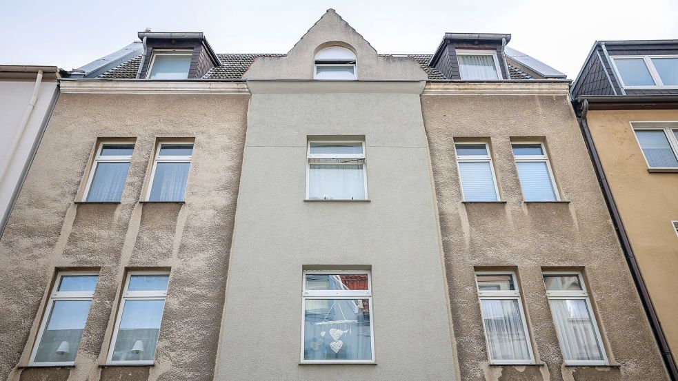 In diesem Mehrfamilienhaus im Bochumer Stadtteil Hamme ereignete sich der folgenschwere Polizeieinsatz. Foto: Christoph Reichwein