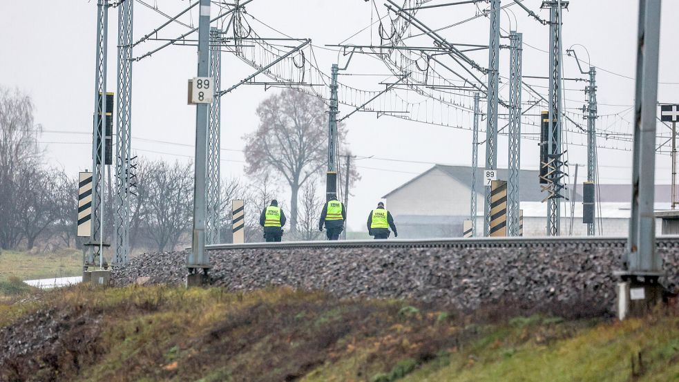 Anschlag auf ein polnisches Schienennetz: Verletzt wurde niemand. Foto: IMAGO/Eastnews