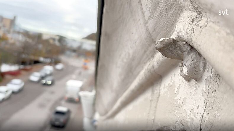 Nur ein Streich? Das Schwedische Uddevalle schmunzelte, rätselte und schüttelte 34 Jahre lang seine Köpfe. Foto: SVT