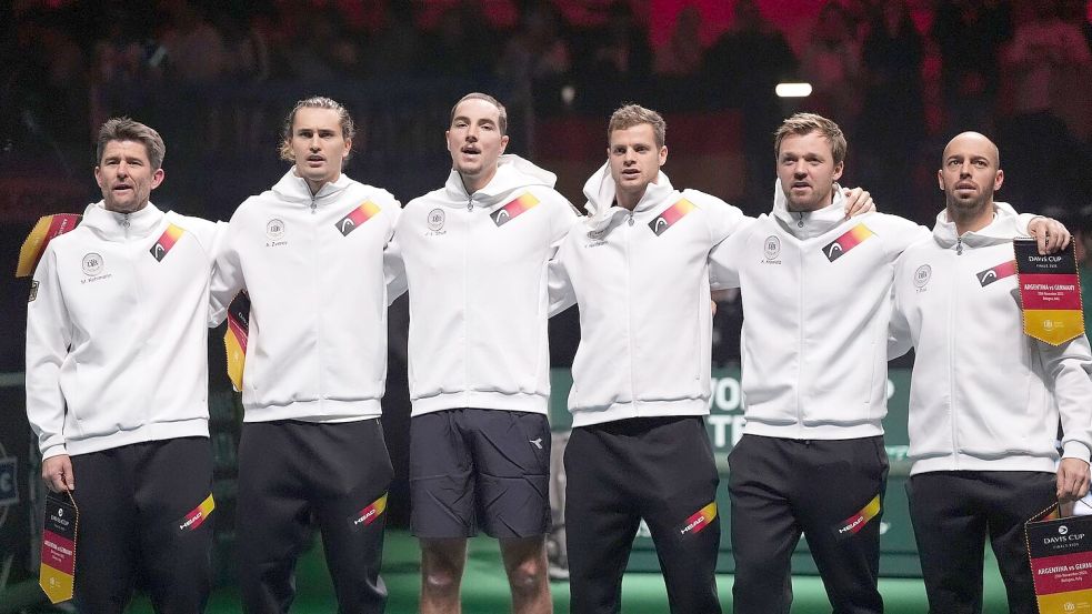 Auch Alexander Zverev (2. v.l.) ist bei der diesjährigen Endrunde dabei. Foto: Massimo Paolone