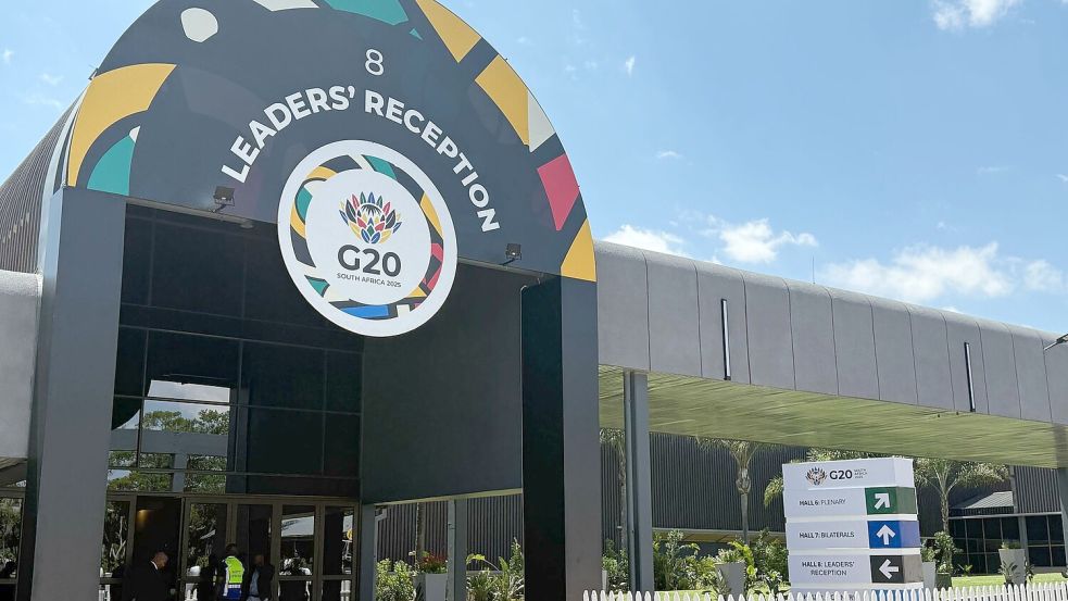 G20-Gipfel ohne Chinas Staatschef Xi, US-Präsident Trump und Kremlchef Putin. Foto: Kristin Palitza/dpa