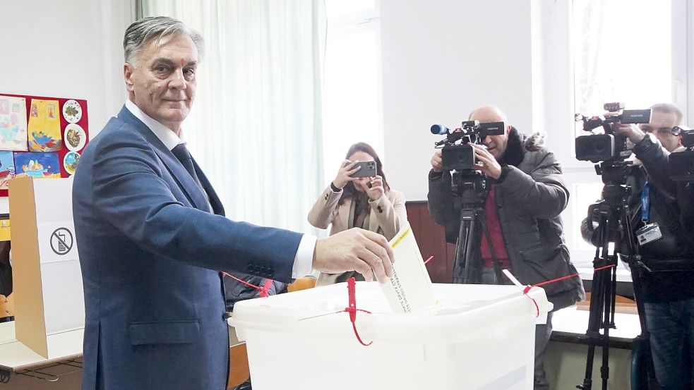 Sinisa Karan ist ein Vertrauter des bisherigen Präsidenten Milorad Dodik. Foto: Milivoje Pavicic/AP/dpa