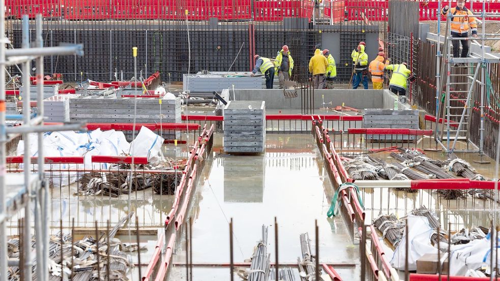 Großaufträge bringen das Baugewerbe voran. Foto: Ulrich Perrey