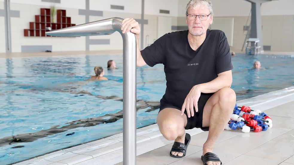 Bademeister Ralf Deeken ist in den Ruhestand gegangen. Foto: Hans Passmann