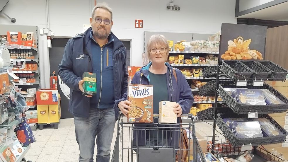 Uwe Schulz und Anne Rother begleiten die Spendenaktion „+ 1“. Foto: Clarissa Scherzer
