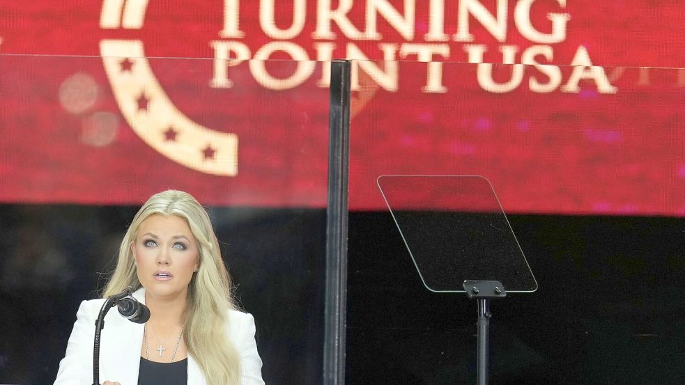 Kirks Organisation unterstützt eine Präsidentenkandidatur von JD Vance. (Archivbild) Foto: Ross D. Franklin/AP/dpa