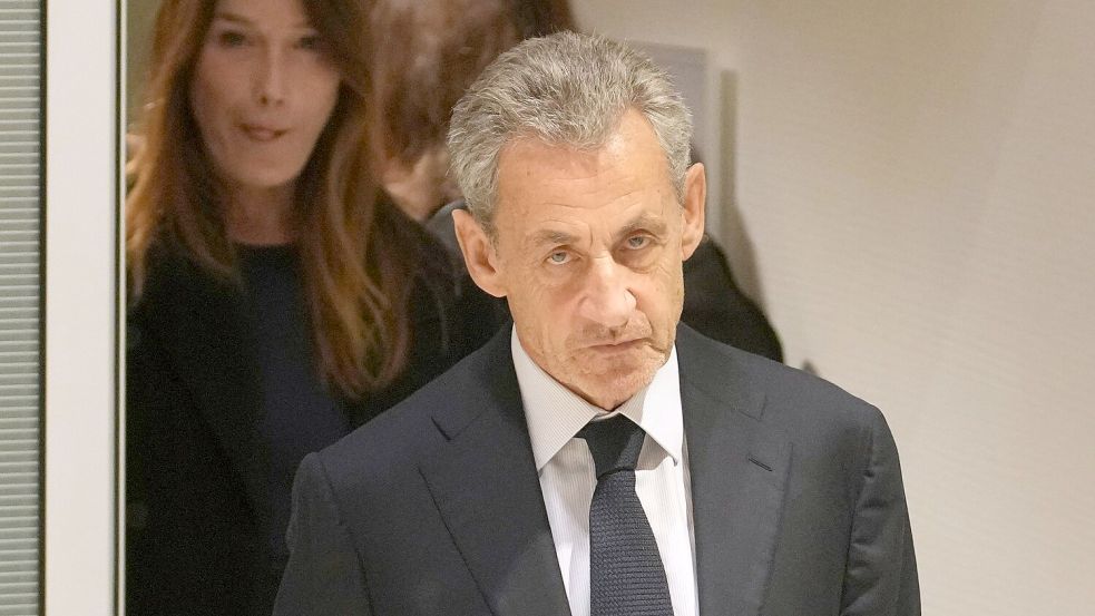 Frankreichs Ex-Präsident Sarkozy muss eine weitere Haftstrafe verbüßen. (Archivbild) Foto: Christophe Ena/AP/dpa