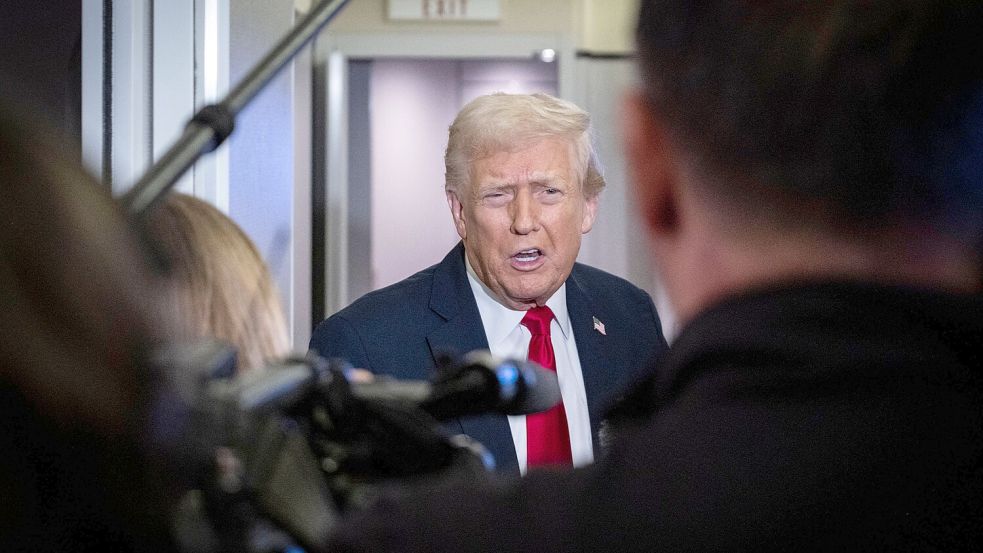 Donald Trump entgeht der Anklage: Die Ermittlungen im US-Bundesstaat Georgia werden eingestellt. Foto: AFP/PETE MAROVICH