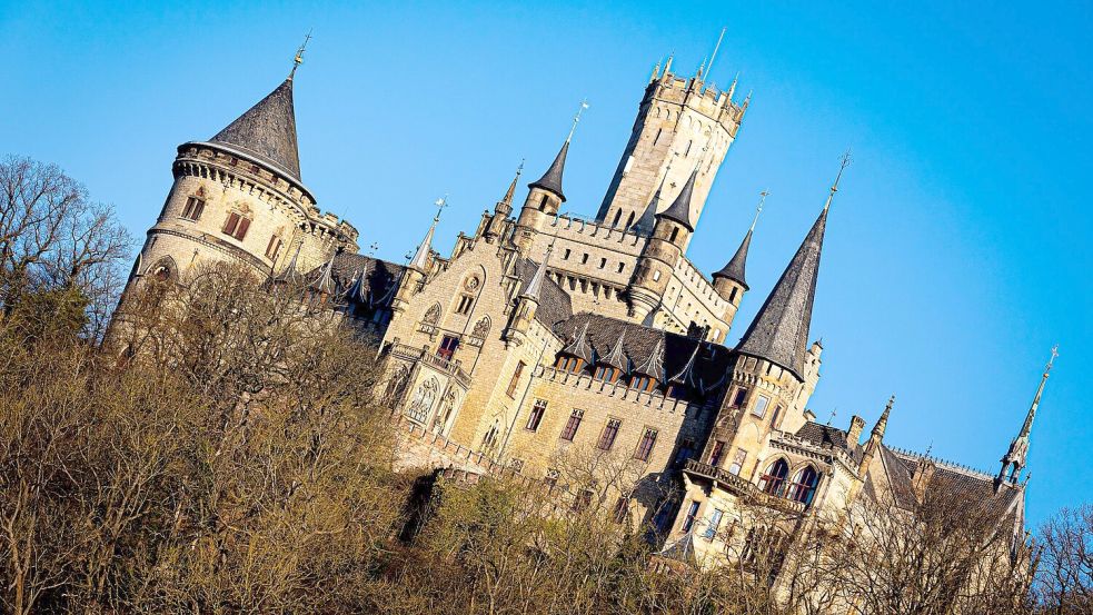 Wurde förmlich überrannt: Schloss Marienburg südlich von Hannover. Foto: Moritz Frankenberg