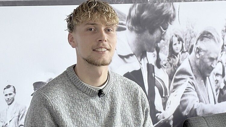 Kickers Emdens Linksverteidiger Bent Andresen stand in der neuen Podcast-Folge Rede und Antwort. Foto: Niklas Homes