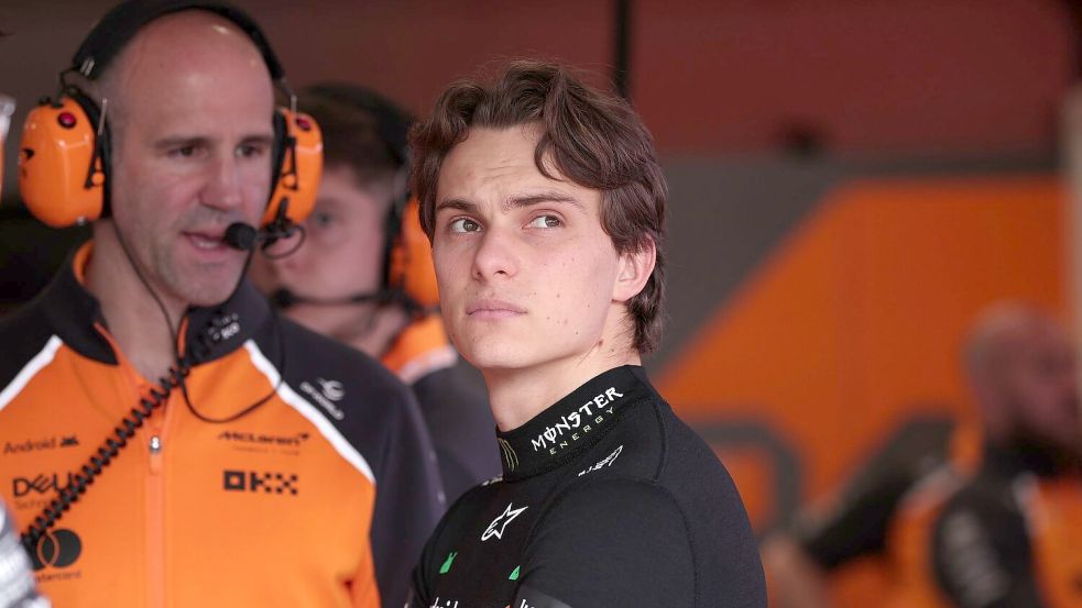 Oscar Piastri im Rückblick auf die bisherige Saison: Vom Titel-Kurs abgekommen. Foto: Ettore Chiereguini/AP/dpa