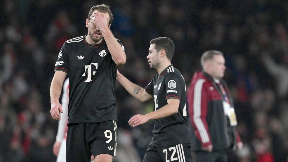 So enden Serien: Der FC Bayern verlor nach 18 Spielen ohne Niederlage verdient beim FC Arsenal. Foto: Sven Hoppe