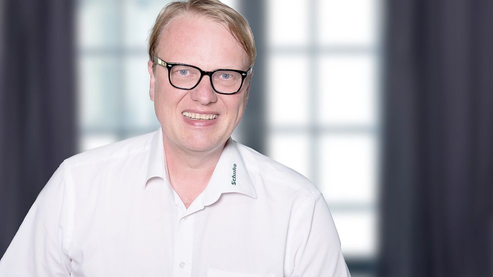 Der Landesvorsitzende der Familienunternehmer, André Schulte-Südhoff, sagt: „Als die AfD mit ihrem Stand hier in Bad Laer auf dem wunderschönen Thieplatz war, ist mir fast übel geworden.“ Foto: Schuko H. Schulte-Südhoff GmbH/Markus Dömer