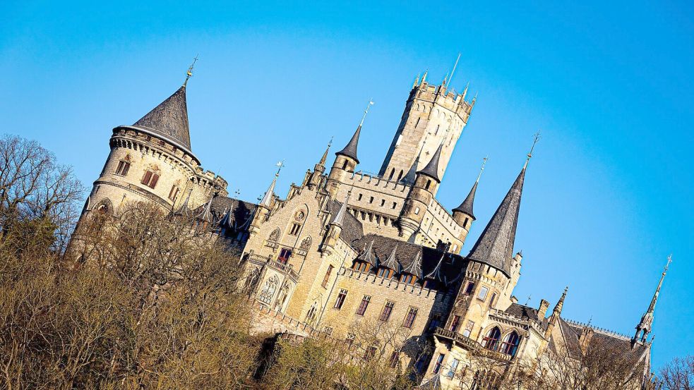 Wurde förmlich überrannt: Schloss Marienburg südlich von Hannover. (Archivbild) Foto: Moritz Frankenberg