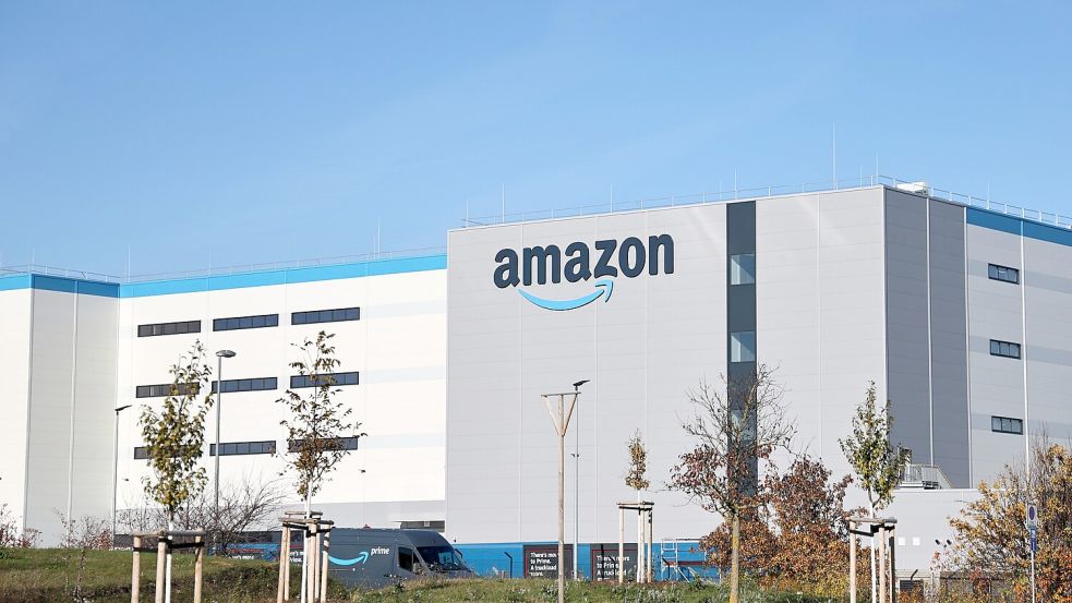 Bei dem Logistikzentrum in Erfurt handelt es sich um das größte und modernste Logistikzentrum von Amazon in Europa. Foto: IMAGO/Karina Hessland