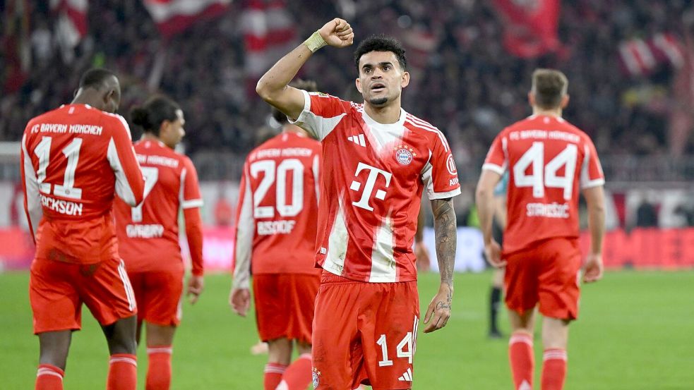 Der FC Bayern durfte spät jubeln. Foto: Sven Hoppe