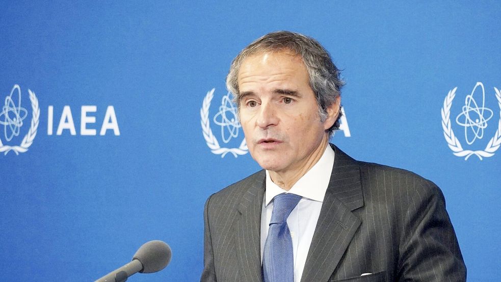 Rafael Grossi, der Chef der Internationalen Atomenergiebehörde (IAEA), bemüht sich um den Posten des UN-Generalsekretärs. (Archivbild) Foto: -/kyodo/dpa