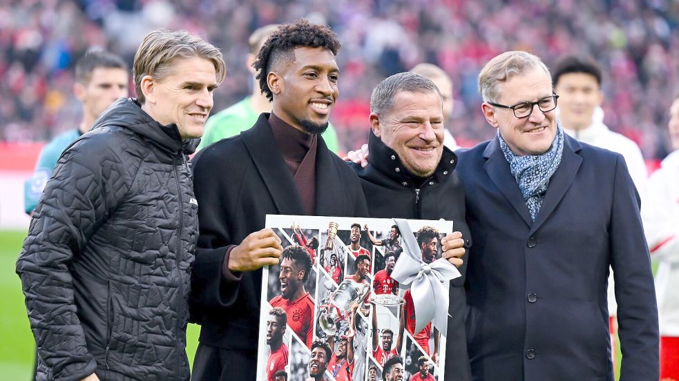 Kingsley Coman wurde am Wochenende offiziell verabschiedet. Foto: Sven Hoppe