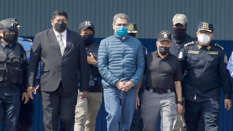 Trump will den als Drogendealer verurteilten Ex-Präsidenten von Honduras begnadigen Foto: Elmer Martinez/AP/dpa