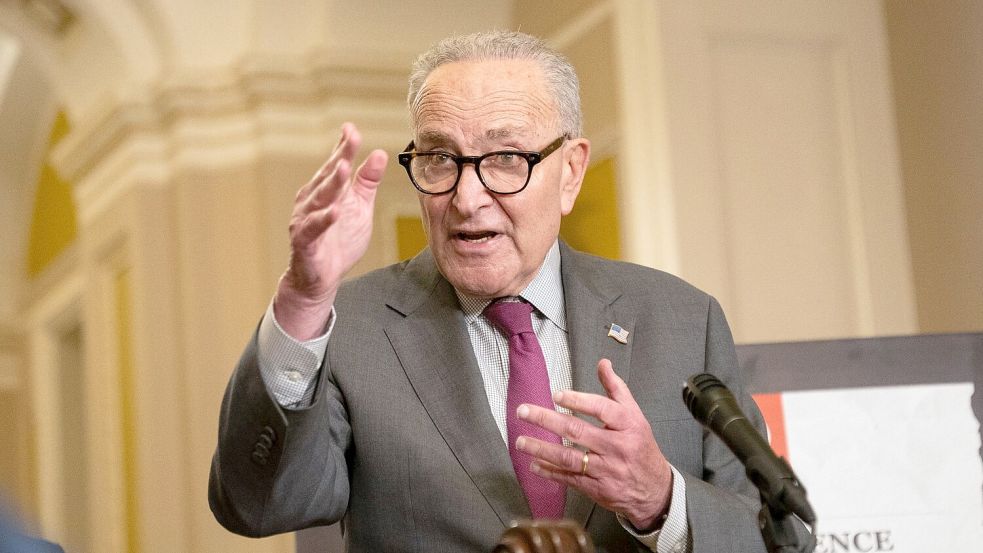 Bombendrohungen gegen Büros von Demokrat Chuck Schumer Foto: Allison Robbert/AP/dpa