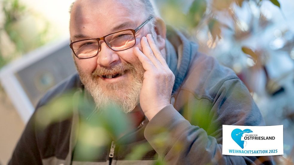 Frank ist ein positiv gestimmter Mensch. Und das trotz seiner Lebenssituation. Foto: Klaus Ortgies