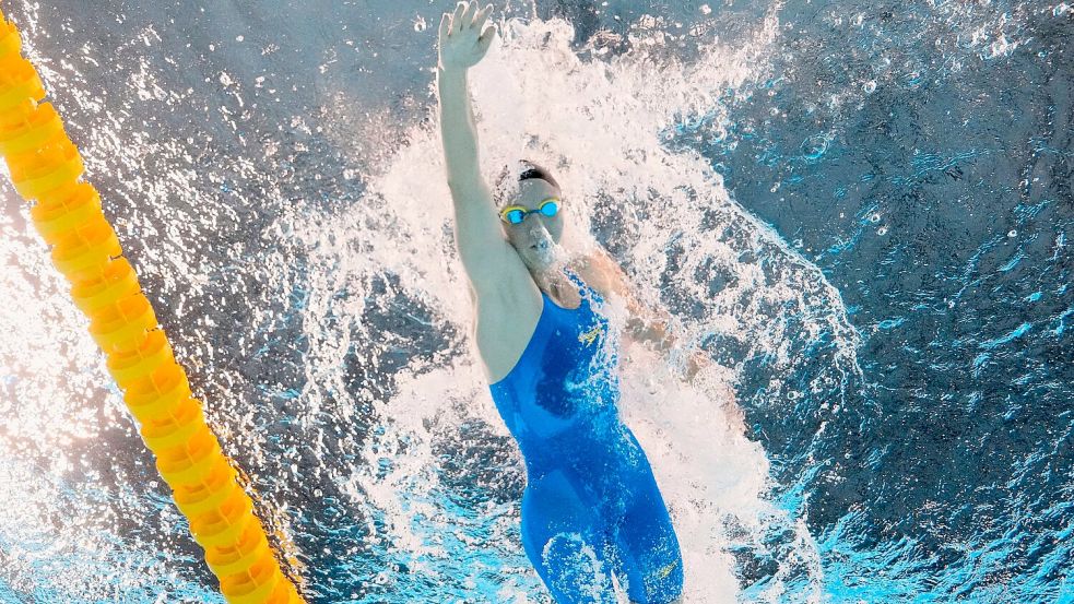 Die deutsche Schwimmerin Isabel Gose wurde über 400 Meter Freistil Europameisterin auf der Kurzbahn. (Archivbild) Foto: Lee Jin-man/AP/dpa