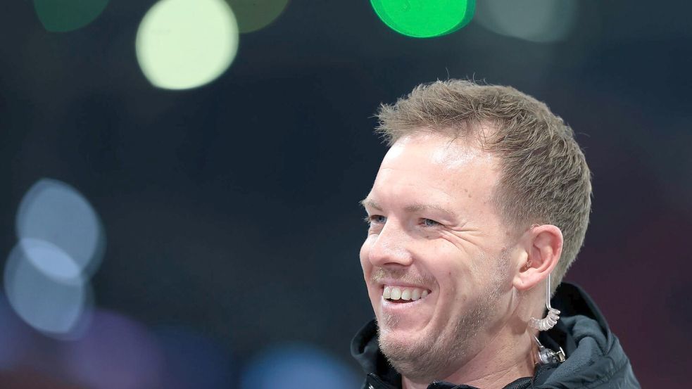 Julian Nagelsmann freut sich auf die WM-Auslosung. (Archivbild) Foto: Jan Woitas