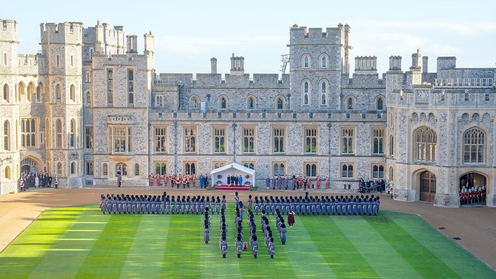 König Charles waren zu seinem ersten Staatsbesuch als Staatsoberhaupt im März 2023 nach Deutschland gereist. Nun kommt Steinmeier zum Gegebesuch. Foto: Carl Court