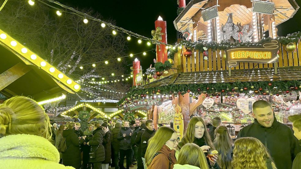 Gemütliches Ambiente beim Maritimen Engelkemarkt. Foto: Mona Hanssen/Archiv