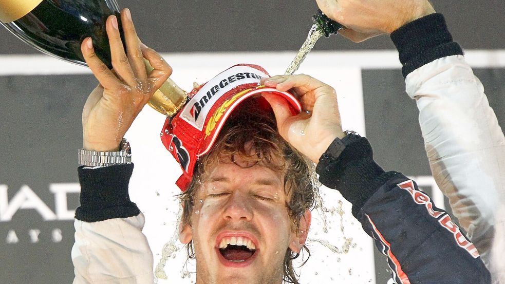 Wer macht am Sonntag in Abu Dhabi den Vettel? (Archivbild) Foto: Jens Büttner/dpa