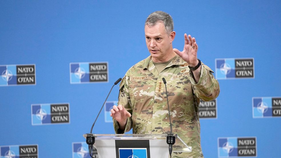Sieht Bedarf für Anpassungen: General Alexus G. Grynkewich, der Oberbefehlshaber der alliierten Streitkräfte in Europa. (Archivbild) Foto: Virginia Mayo/AP/dpa