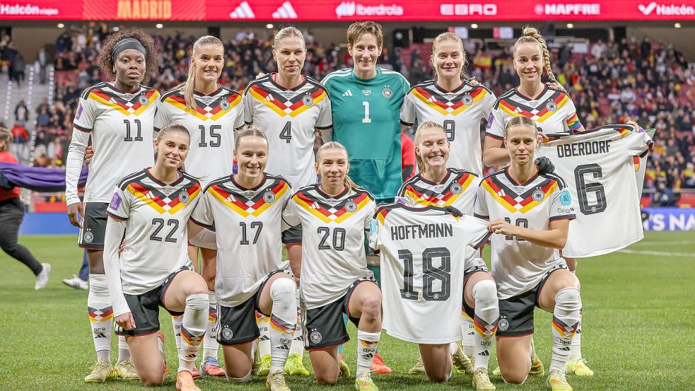 Die Fußball-EM der Frauen wird 2029 in Deutschland stattfinden. Foto: Imago/HMB-Media/Hendrik Hamelau