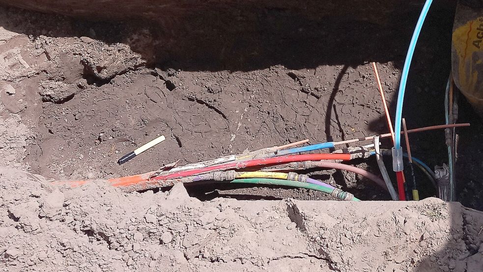 Glasfaserleitungen werden verlegt. Symbolfoto: Clarissa Scherzer