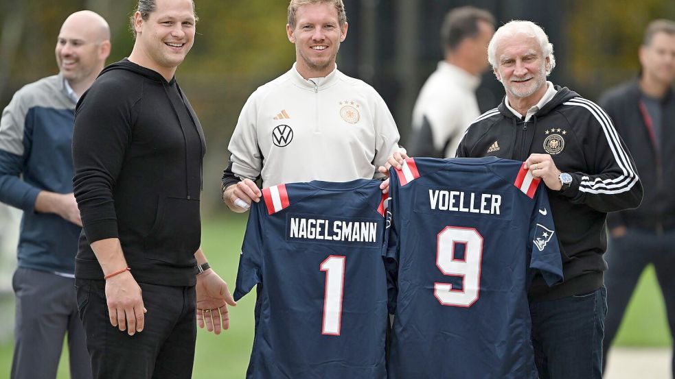 Bundestrainer Nagelsmann ist ein Fan des US-Sports. (Archivbild) Foto: Federico Gambarini