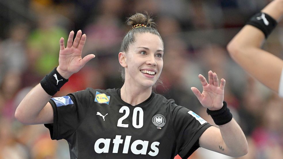 Ex-Kapitänin Emily Vogel war gegen Spanien beste deutsche Werferin. Foto: Federico Gambarini