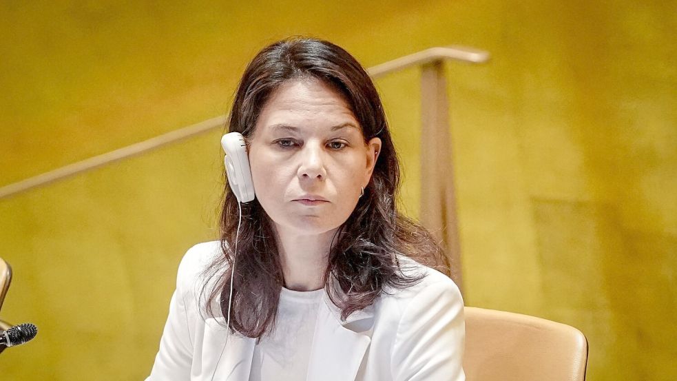 Der Ukraine sollte kein Gebietsverzicht aufgezwungen werden, sagt Ex-Außenministerin Baerbock. (Archivbild) Foto: Kay Nietfeld/dpa