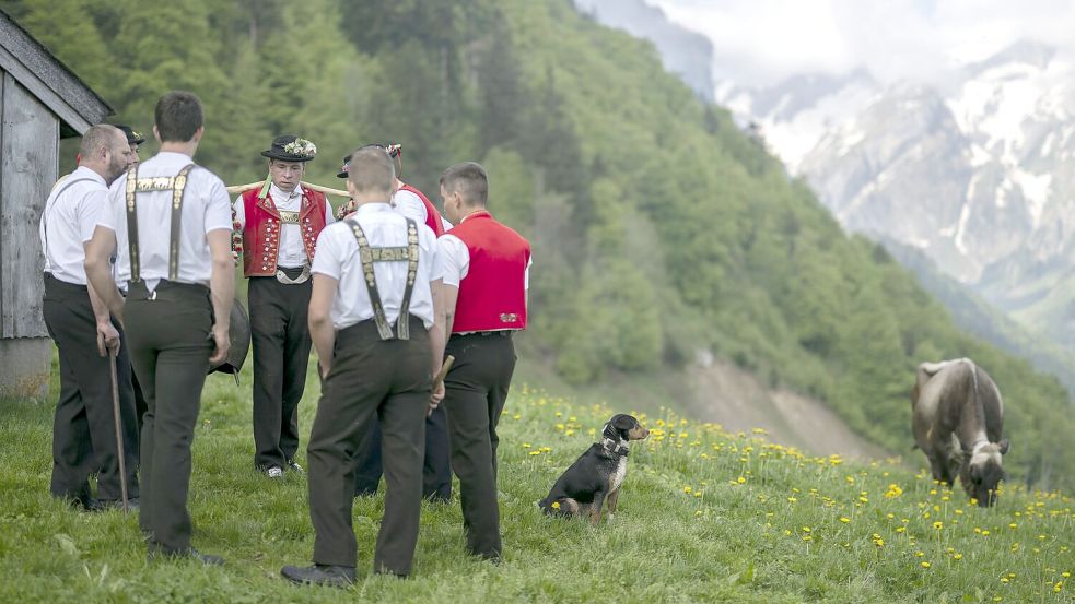 Das Schweizer jodeln sei einzigartig - sagen die Schweizer. (Symbolbild) Foto: Gian Ehrenzeller/Keystone/dpa