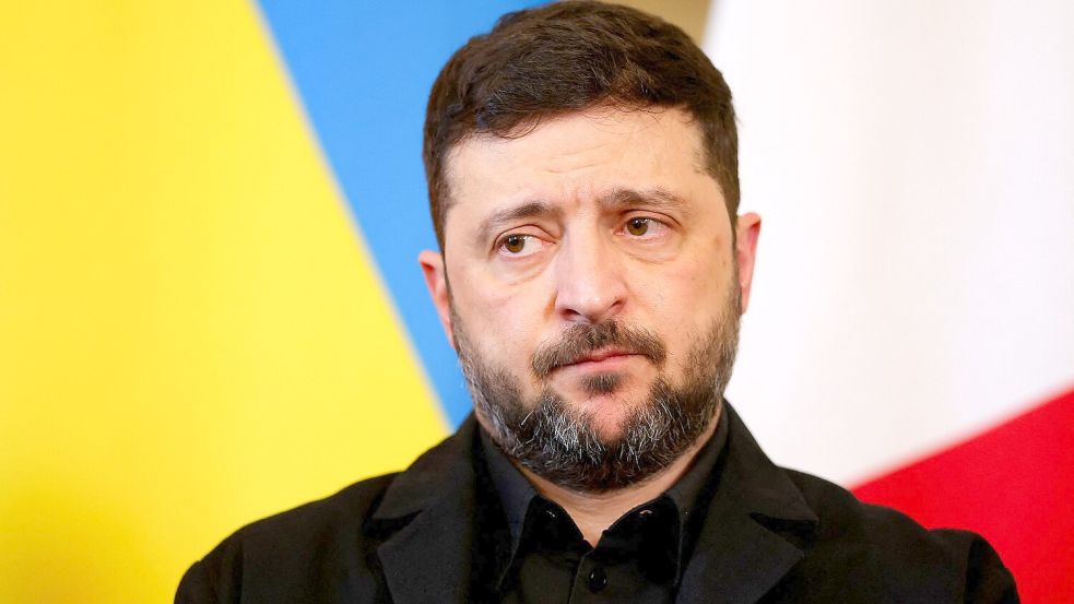 Ohne die USA geht es nicht, ist sich Selenskyj sicher. Foto: Toby Melville/Pool Reuters/AP/dp