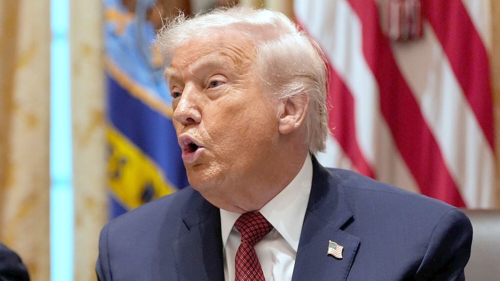 Europa müsse bei vielen Dingen sehr vorsichtig sein, sagte Trump - allerdings ohne Erklärung. Foto: Alex Brandon/AP/dpa