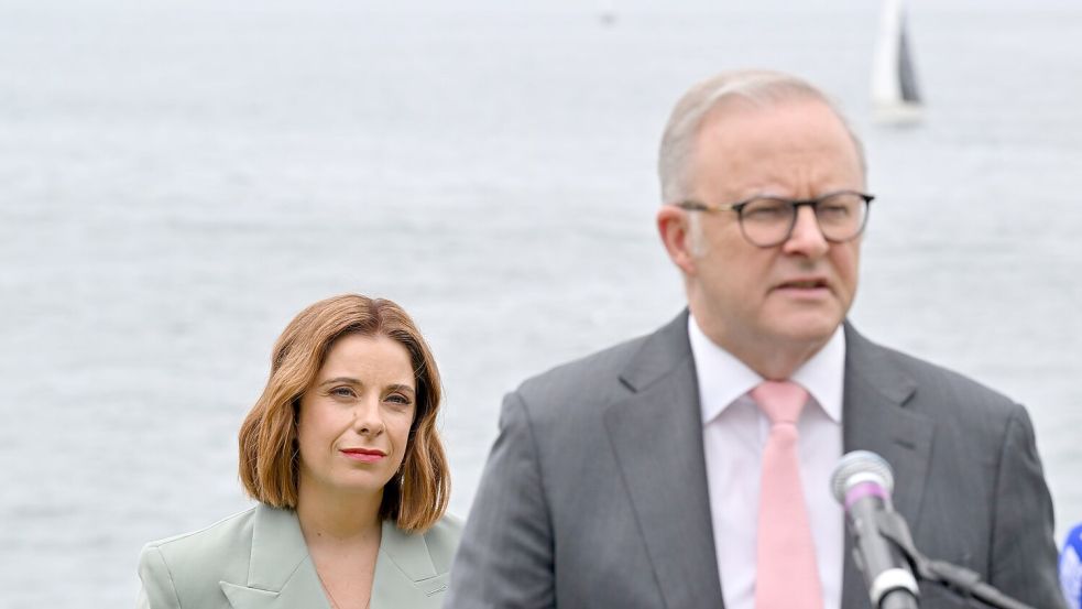 Premier Albanese sprach von einem „Tag des Stolzes“ für ihn und seine Regierung. Foto: Mick Tsikas