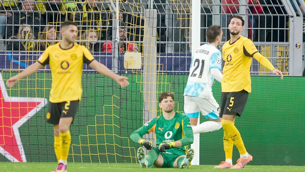 Die BVB-Profis waren nach dem 2:2 gegen den norwegischen Außenseiter bedient Foto: Bernd Thissen