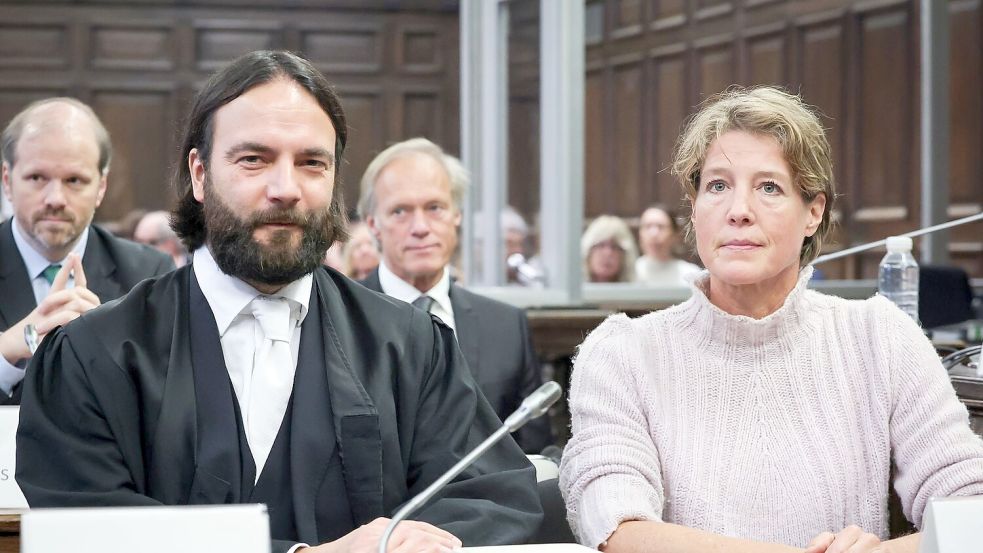 Christina Block ist angeklagt, die Entführung ihrer Kinder in Auftrag gegeben zu haben. Foto: Christian Charisius